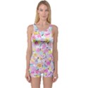 Candy Hearts (Sweet Hearts-inspired) One Piece Boyleg Swimsuit View1