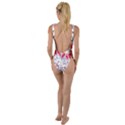 Flaming Sun Abstract High Leg Strappy Swimsuit View2