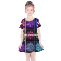 Floral Intensity Increases  Kids  Simple Cotton Dress by okhismakingart