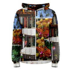 Floral Collage Women s Pullover Hoodie by okhismakingart