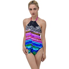 Static Wall Queen Annes Lace Version Iii Go With The Flow One Piece Swimsuit by okhismakingart
