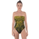 Yellow Goldrenrod Tie Back One Piece Swimsuit View1