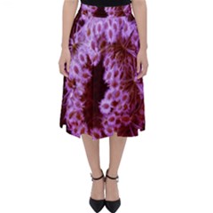 Purple Closing Queen Annes Lace Classic Midi Skirt by okhismakingart