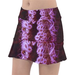 Purple Closing Queen Annes Lace Tennis Skirt by okhismakingart
