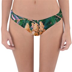 Green And Gold Sideways Sumac Reversible Hipster Bikini Bottoms by okhismakingart