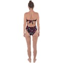 Floral Stars Tie Back One Piece Swimsuit View2