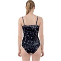 Floral Stars -Black and White Cut Out Top Tankini Set View2