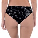 Floral Stars -Black and White, High Contrast Reversible Classic Bikini Bottoms View4
