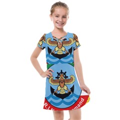 Official Insignia Of Iranian Navy Air Command Kids  Cross Web Dress by abbeyz71
