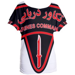 Marines Commando Of The Iranian Navy Badge Women s Oversized Tee by abbeyz71