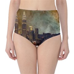 Big City Anorama Classic High-waist Bikini Bottoms by Pakrebo