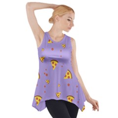 Piazza Pattern Violet 13k Piazza Pattern Violet Background Only Side Drop Tank Tunic by genx