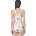 Pizza Pattern pepperoni cheese funny slices One Piece Swimsuit View2