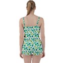Leaves Green Modern Pattern Naive retro leaf organic Tie Front Two Piece Tankini View2