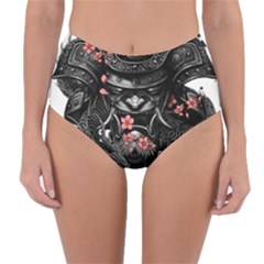 Sleeve Tattoo  Samurai Reversible High-waist Bikini Bottoms by Sudhe