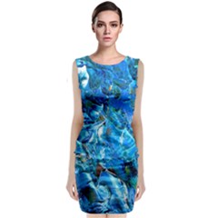 Tropic Sleeveless Velvet Midi Dress by WILLBIRDWELL