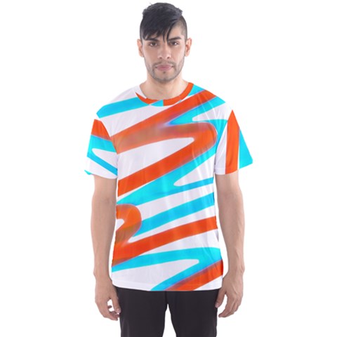 Abstract Colors Print Design Men s Sports Mesh Tee by dflcprintsclothing