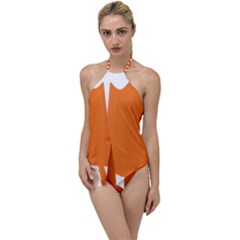 Logo Of New Democratic Party Of Canada Go With The Flow One Piece Swimsuit