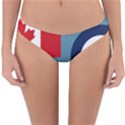 Air Force Ensign of Canada Reversible Hipster Bikini Bottoms View1