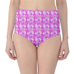 Maple Leaf Plant Seamless Pattern Classic High-waist Bikini Bottoms by HermanTelo