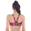 Christmas Poinsettia Deco Jewellery Plunge Bikini Top View2