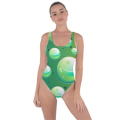 Background Colorful Abstract Circle Bring Sexy Back Swimsuit by HermanTelo