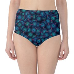 Background Abstract Textile Design Classic High-waist Bikini Bottoms by HermanTelo
