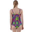 Background Colourful Circles Twist Front Tankini Set View2