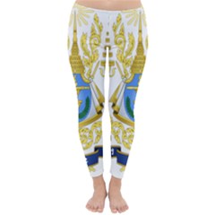 Coat Of Arms Of Cambodia Classic Winter Leggings by abbeyz71