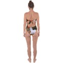 Cute Fairy With Unicorn Foal Tie Back One Piece Swimsuit View2