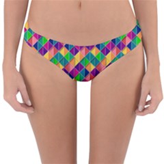 Geometric Triangle Reversible Hipster Bikini Bottoms by HermanTelo
