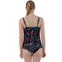 Mosaic Abstract Twist Front Tankini Set View2