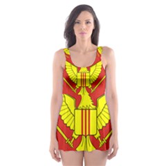 Flag Of Army Of Republic Of Vietnam Skater Dress Swimsuit by abbeyz71