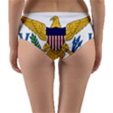 Flag of U.S. Virgin Islands Reversible Mid-Waist Bikini Bottoms View4