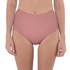 Pattern Star Backround Reversible High-waist Bikini Bottoms by HermanTelo