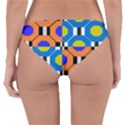 Octagon Orange Reversible Hipster Bikini Bottoms View4