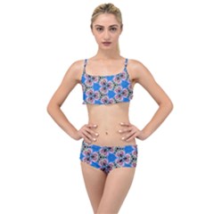 Pattern Sequence Motif Design Plan Floral Layered Top Bikini Set by Pakrebo