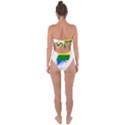 LGBT Flag Map of South Korea Tie Back One Piece Swimsuit View2