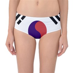 Flag Of Provisional Government Of Republic Of Korea, 1919-1948 Mid-waist Bikini Bottoms by abbeyz71