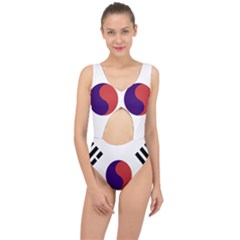 Flag Of Provisional Government Of Republic Of Korea, 1919-1948 Center Cut Out Swimsuit by abbeyz71