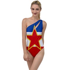 Flag Of Yugoslavia, 1946-1992 To One Side Swimsuit by abbeyz71