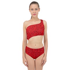 Red Of Love Spliced Up Two Piece Swimsuit by BIBILOVER
