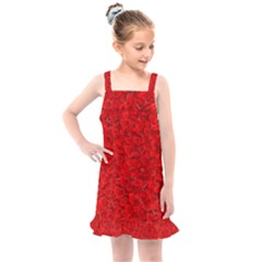 Red Of Love Kids  Overall Dress by BIBILOVER