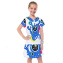 Stars Wassily Kandinsky Kids  Drop Waist Dress View1