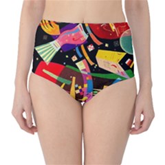 Kandinsky Composition X Classic High-waist Bikini Bottoms by impacteesstreetwearthree