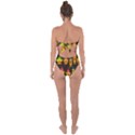 Pattern Non Seamless Objects Pots Tie Back One Piece Swimsuit View2