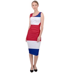 National Flag Of Costa Rica Sleeveless Pencil Dress by abbeyz71