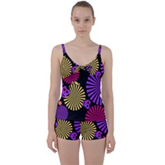 Want To Be Different Tie Front Two Piece Tankini by WensdaiAmbrose