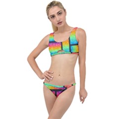 Background Colorful Abstract The Little Details Bikini Set by Pakrebo