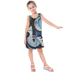 Black & Bleu Kids  Sleeveless Dress by valvescovi